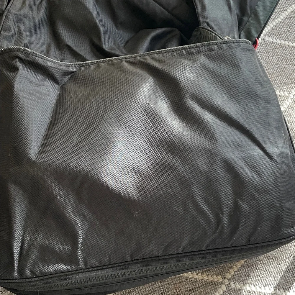 Tumi Black and Gray Messenger Bag